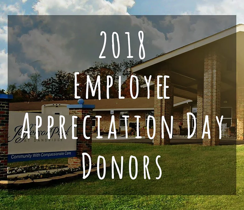 Employee Appreciation Donor Recognition